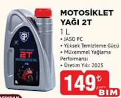 MOTOSİKLET YAĞI 2T 1 L